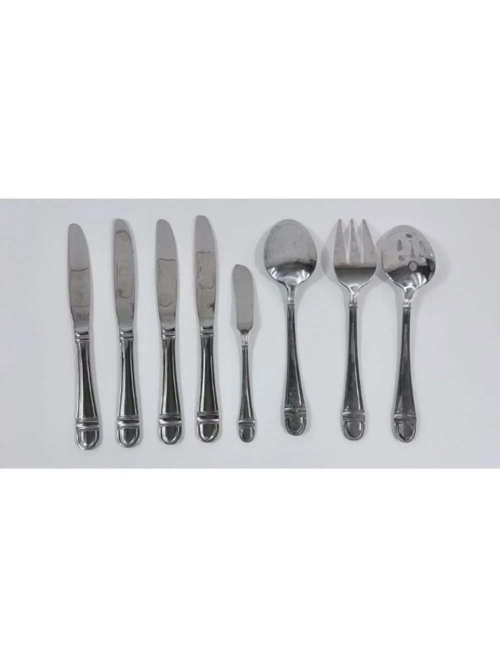 International Silver INS669 Pattern Set Of 8 Stainless Steel Replacement Flatwar